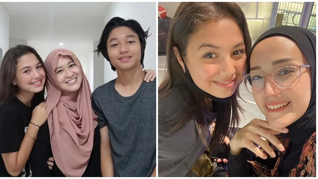 6 Potret Kebersamaan Saskia Chadwick dan Keluarga Kiesha Alvaro, Sudah Akrab