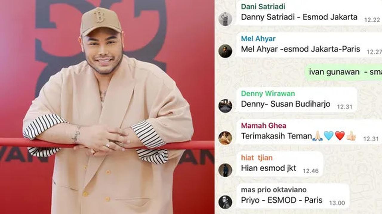 Cuma Tamat SMA, Ivan Gunawan Tetap Bangga Bisa Gabung Chat Grup Ikatan Perancang Mode Indonesia yang Isinya Lulusan Kampus Luar Negeri