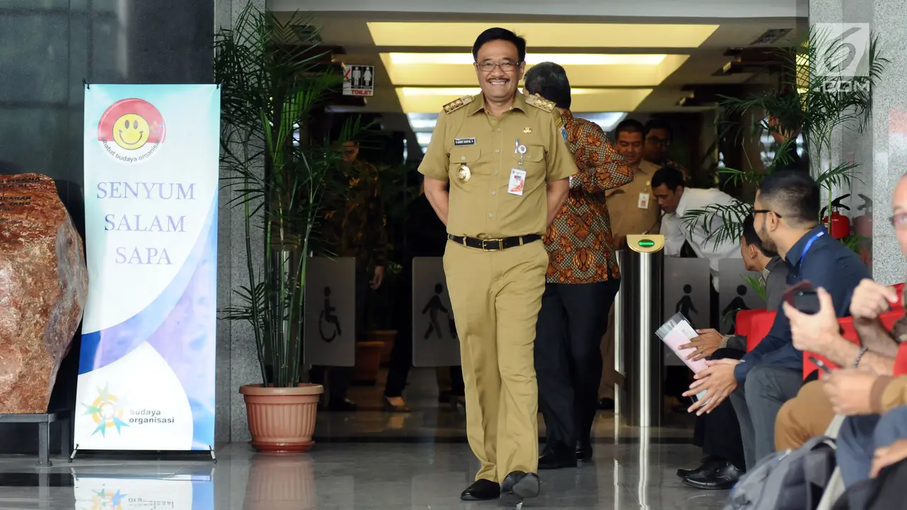 Bahas Pajak dan Retribusi DKI, Djarot Datangi KPK