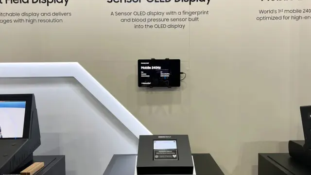 Samsung Sensor OLED Display