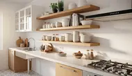 7  Desain Dapur dengan Ambalan Kayu yang Sedang Tren, Sentuhan Alami yang Fungsional