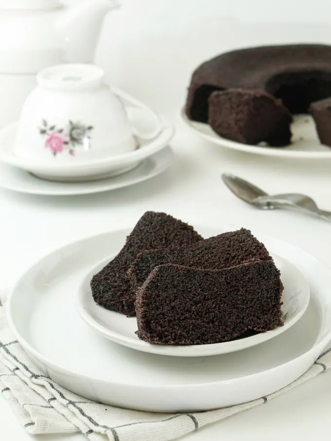 bolu kukus ketan hitam lembut