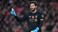 7. Alisson Becker - Liverpool : 67 Voting. (AFP/Paul Ellis)