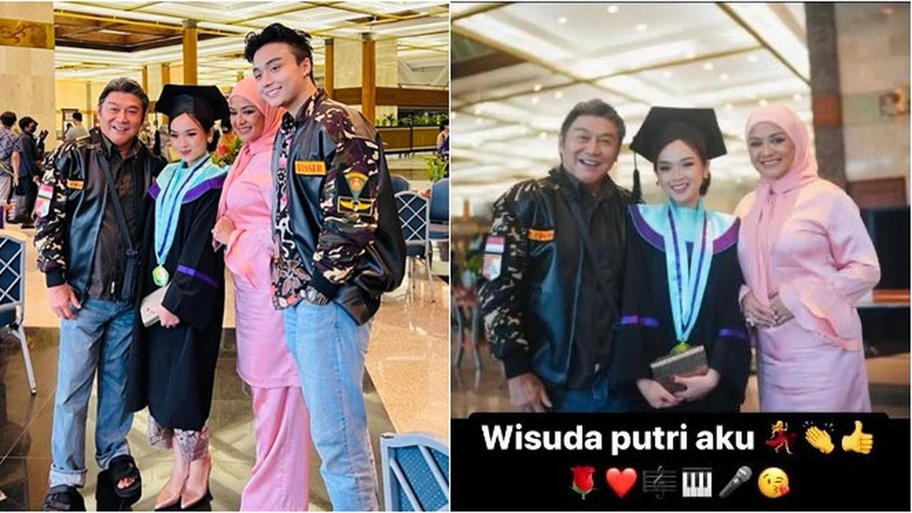 6 Potret Wisuda Nabilah Rahman Adik Leon Dozan, Dihadiri Willy Dozan dan Betharia Sonata