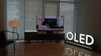 SmartThings Samsung OLED TV. (Liputan6.com/Mustika Rani Hendriyanti)