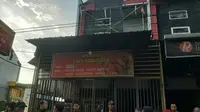Ruko tempat ayah menyandera anak di Makassar (Liputan6.com/Fauzan)