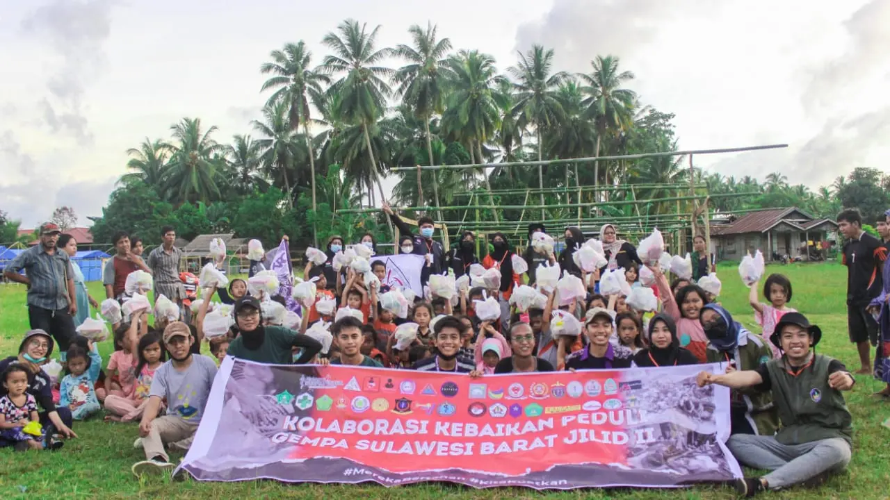 Kolaborasi Kebaikan Peduli Gempa Sulawesi Barat