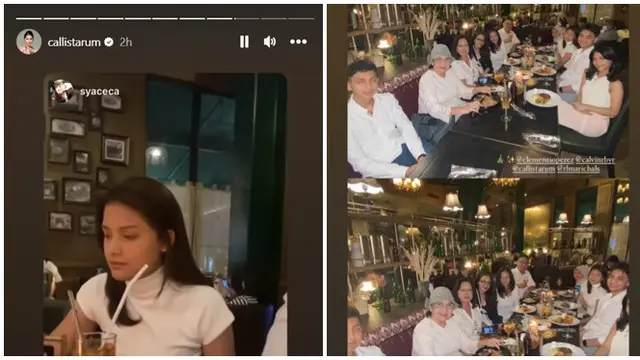 6 Potret Artis Rayakan Natal Bareng Keluarga Besar, Jadi Momen Kumpul