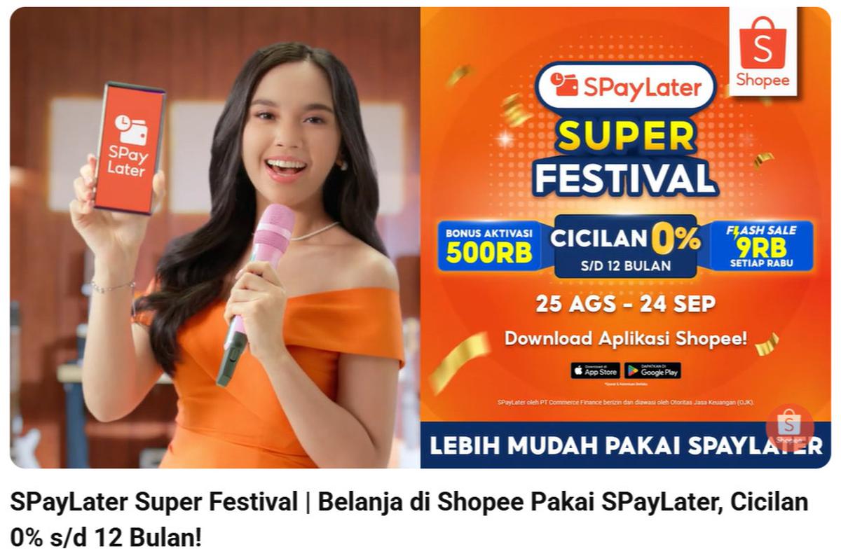 Positive Vibes Banget! Lyodra Bikin Iklan SPayLater Jadi Makin Berkesan