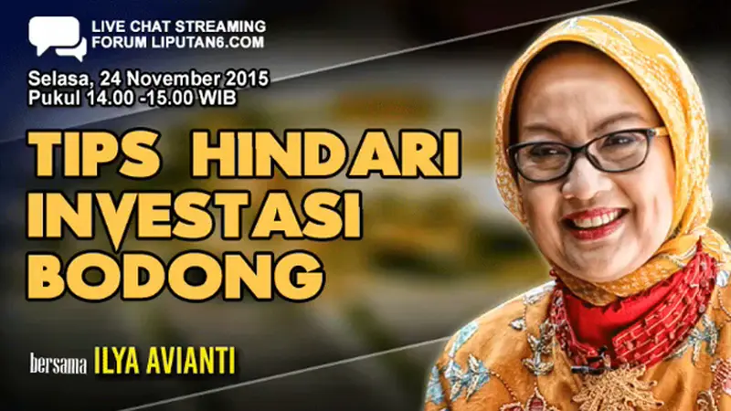 Ikuti Live Chat Streaming "Hindari Investasi Bodong" Bersama OJK