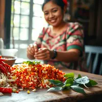 resep sambal matah ©Ilustrasi dibuat AI