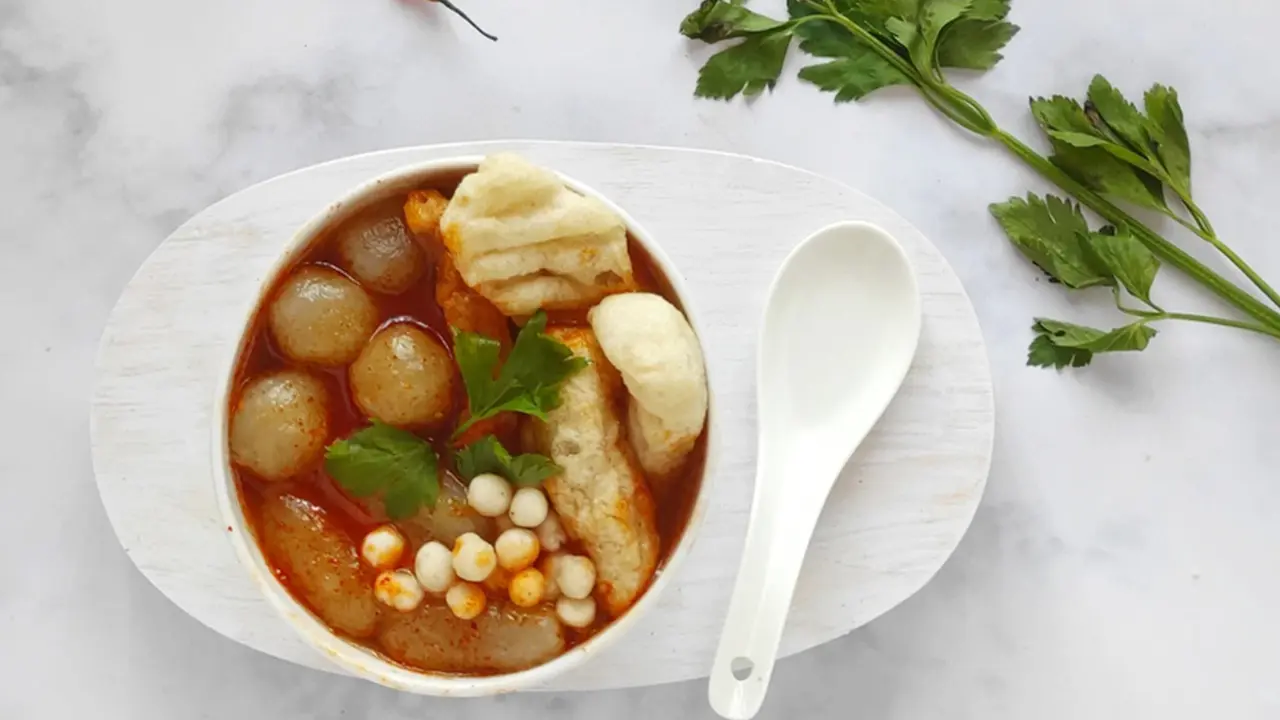 baso aci kuah pedas