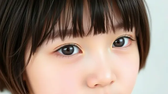 Rekomendasi Model Rambut Pendek Anak Perempuan Ala Korea (Sumber: qwen.ai)