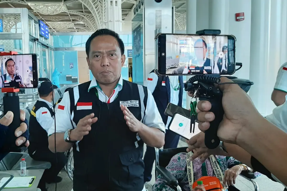 Kepala Daerah Kerja (Daker) Bandara Jeddah-Madinah, Arsyad Hidayat. Darmawan/MCH
