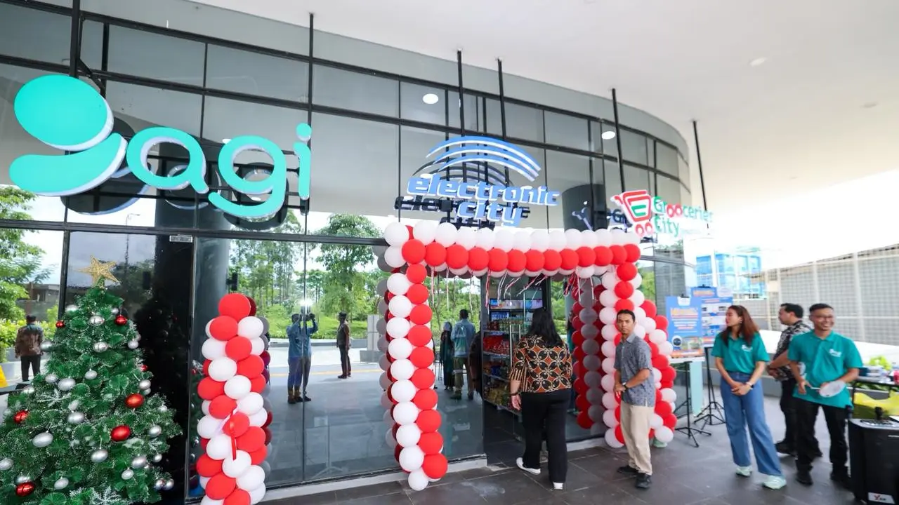 Bank Artha Graha Internasional, Electronic City, dan Grooceries City resmi membuka layanan di Ibu Kota Nusantara (IKN), (Dok OIKN)