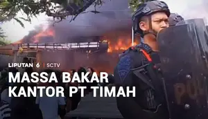 Massa Bakar Kantor PT Timah