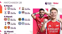 Jadwal Siaran Langsung Liga Inggris 2024/2025 Matchweek 28 di Vidio