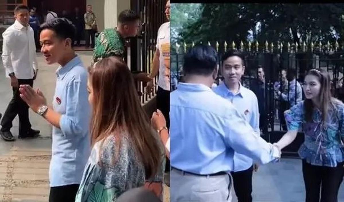 Kehadirkan Selvi Ananda, istri dari Gibran saat deklarasi Prabowo-Gibran sebagai Capres dan Cawapres di Gedung Indonesia Arena Gelora Bung Karno (GBK) Senayan, Jakarta Rabu, (25/10/23) menyita perhatian.