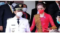 6 Potret Selvi Ananda Dampingi Gibran saat Bertugas, Penampilan Sederhana Menawan
