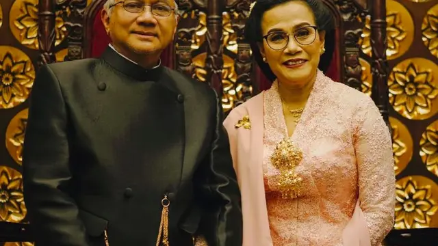 Potret Sri Mulyani dan Suami