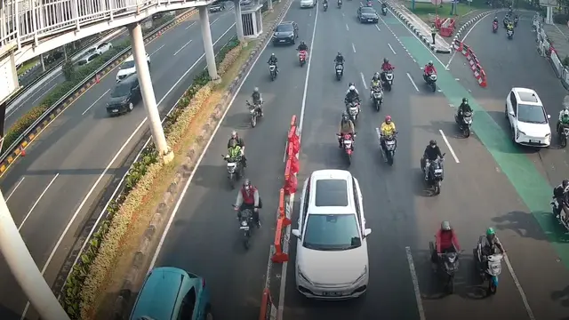 Hari Pertama Masuk Sekolah, Lalu Lintas Jakarta Padat