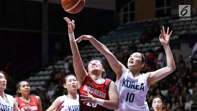 Pebasket Putri Indonesia Takluk dari Korea