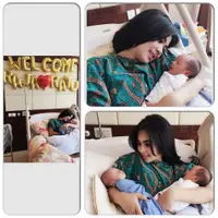 Syahrini bersyukur memiliki keponakan kembar (Instagram)