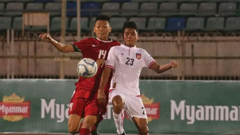 Timnas Indonesia U-19 vs Myanmar di Piala AFF U-18. (Dok PSSI)