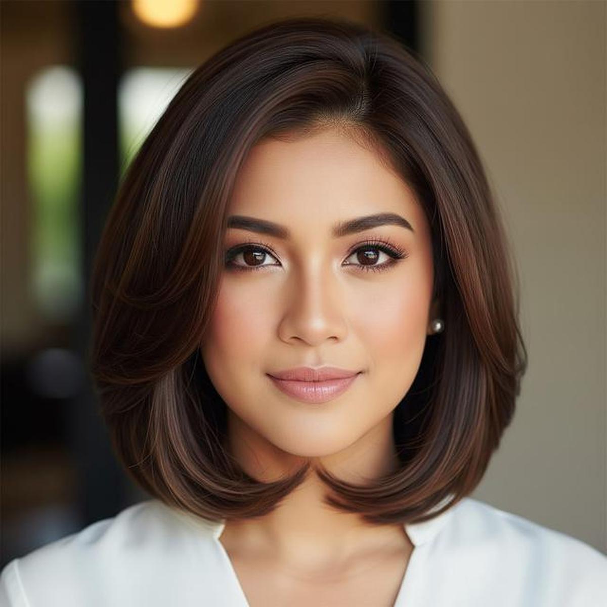 7 Model Rambut Pendek Wanita Sesuai Bentuk Wajah Lonjong, Tampil Lebih Proporsional di 2025