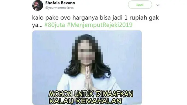 Meme VA Menjemput Rezeki 2019, Bikin Ketawa Sekaligus Nyindir