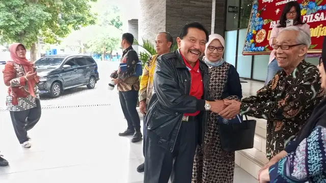 Hendropriyono Prakarsai Manifesto Internasional Filsafat Intelijen di Fakultas Filsafat UGM. (Liputan6/com/Mabruri)
