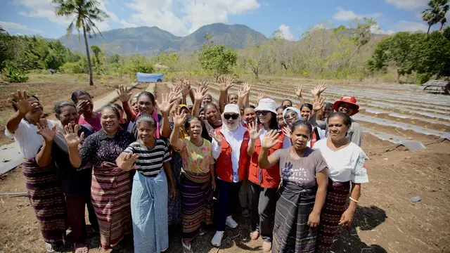 Pupuk Indonesia mengimplementasikan Program Tajumase (Tani Maju Makmur Sejahtera) di dua desa di Kabupaten Lembata, Nusa Tenggara Timur (NTT)