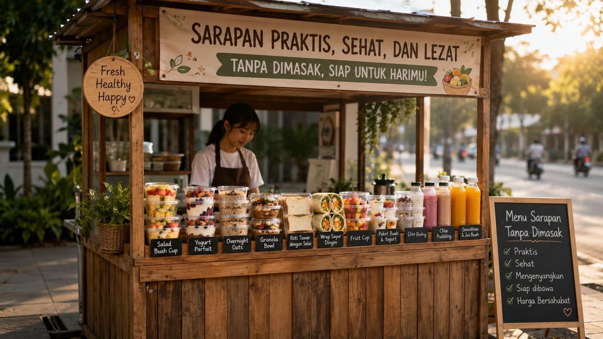 10 Ide Jualan Sarapan yang Tidak Perlu Dimasak, Praktis Dijalankan dengan Modal Terjangkau