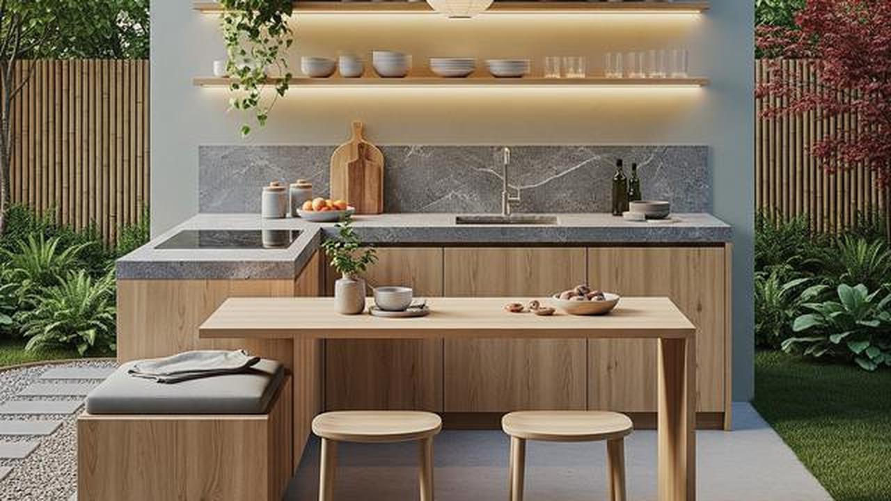 7 Model Dapur Minimalis di Belakang Rumah, Estetik, Fungsional, dan Nyaman