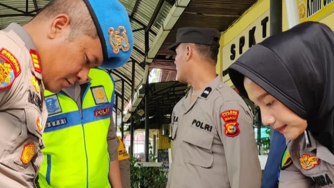Jelang Pemilu 2024, Polres Kampar Tes Urine Seluruh Personel