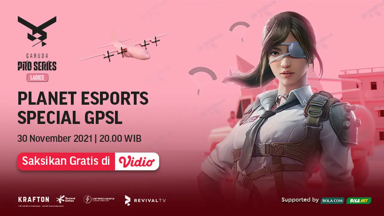 Sedang Berlangsung, Live Streaming Planet Esports Special Garuda Pro Series Ladies League di Vidio