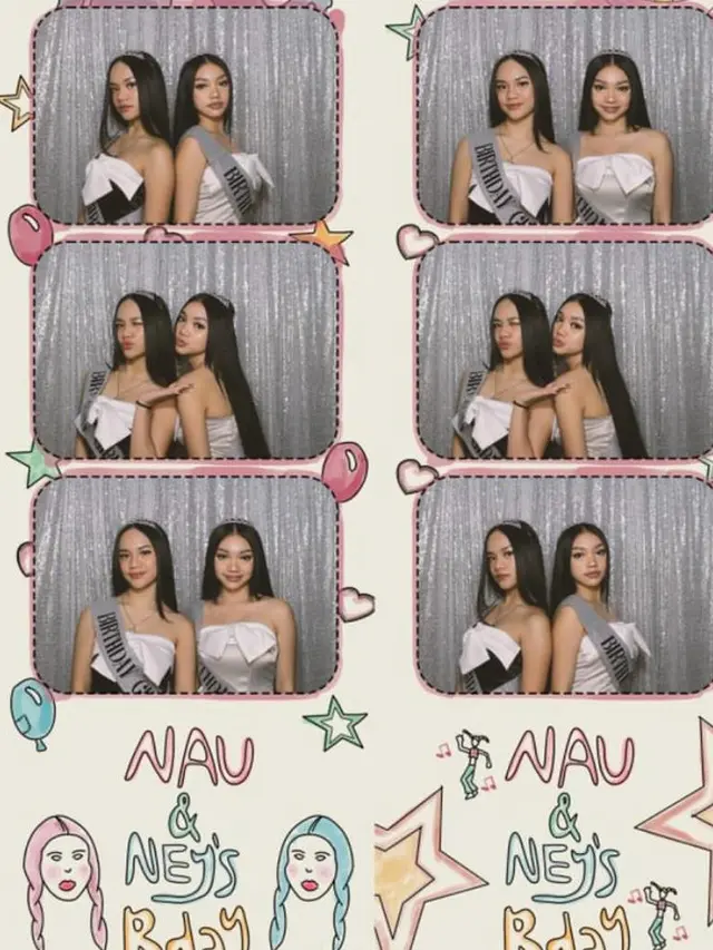 6 Gaya Kembar Naura Ayu dan Neona Ayu Rayakan Ulang Tahun Bersama, Bak Kendall-Kylie Jenner Versi Indonesia