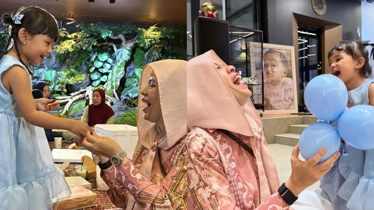 Potret Kedekatan Geni Faruk dengan Cucu-cucunya