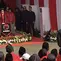 Presiden kelima RI Megawati Soekarnoputri saat memimpin Upacara HUT Kemerdekaan RI di sekolah partai. (Liputan6.com/ Ady Anugrahadi)