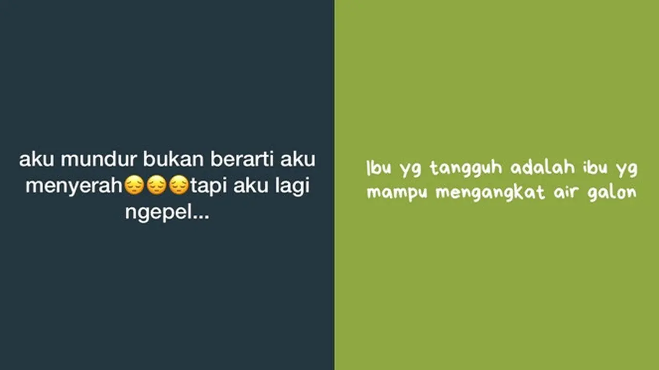 7 Status WhatsApp Kocak Emak-Emak Ini Bikin Tepuk Jidat