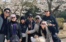 Libur Lebaran ke Jepang, 7 Potret Ayu Ting Ting Ajak Keluarga Besar Berburu Bunga Sakura  di Kyoto