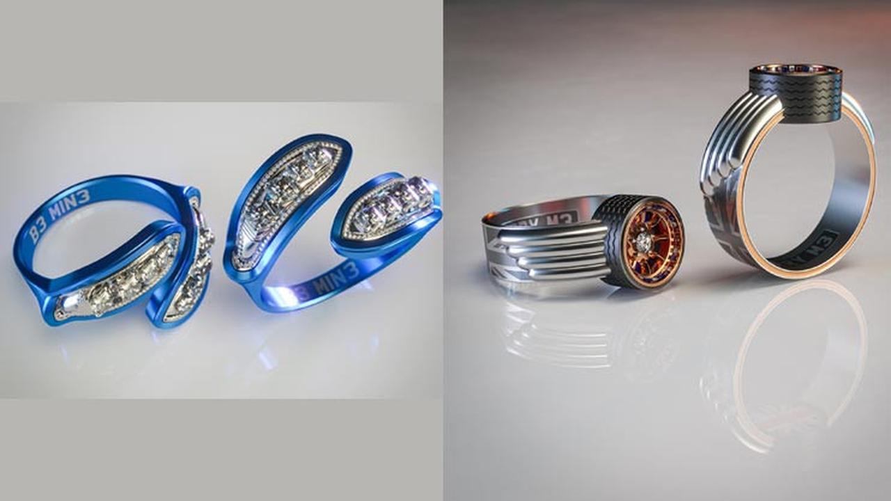 Cincin yang terinspirasi dari brand otomotif dunia