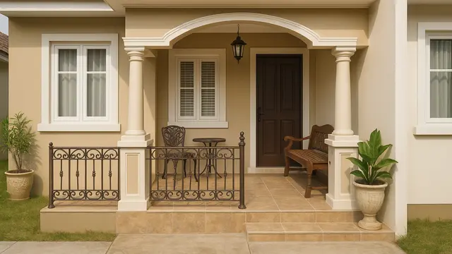 Model Teras Rumah Subsidi Tipe 36 (Foto: ChatGPT)