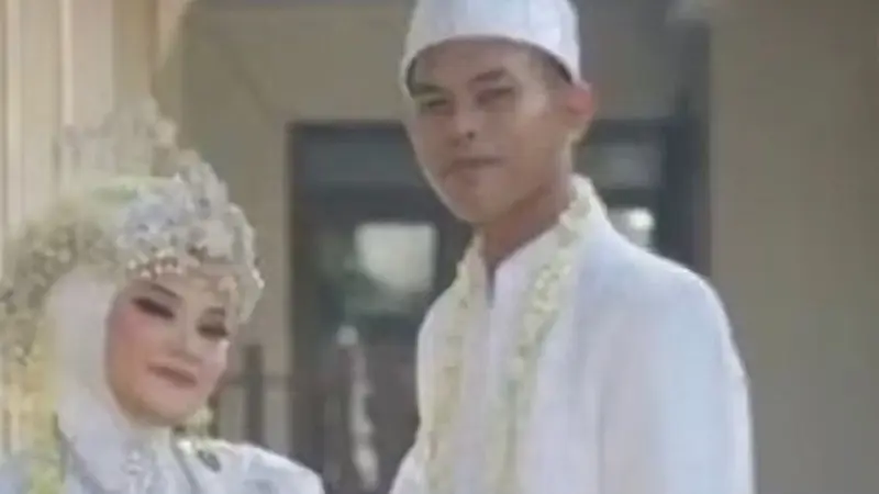 Anggi dan Fahmi saat menikah, sang pengantin wanita hilang setelah sehari menikah