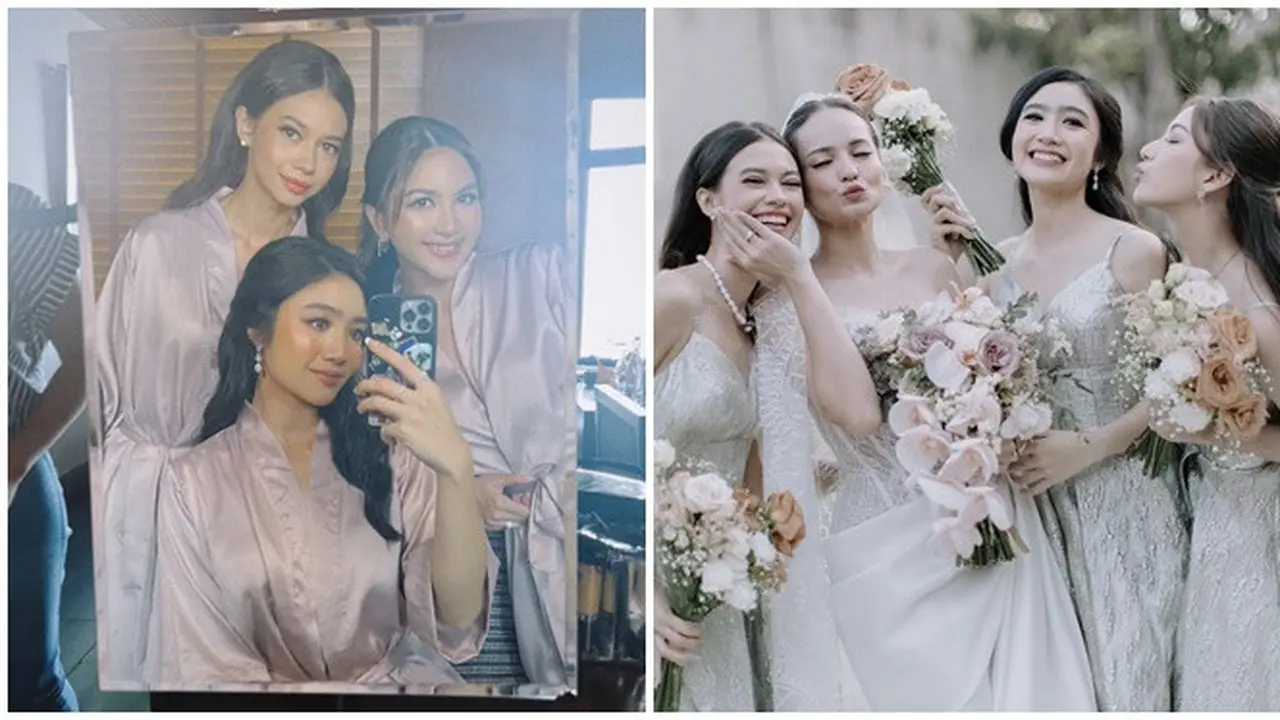 6 Potret Geng 'Blackpunk' di Resepsi Pernikahan Enzy Storia, Menawan Pakai Dress