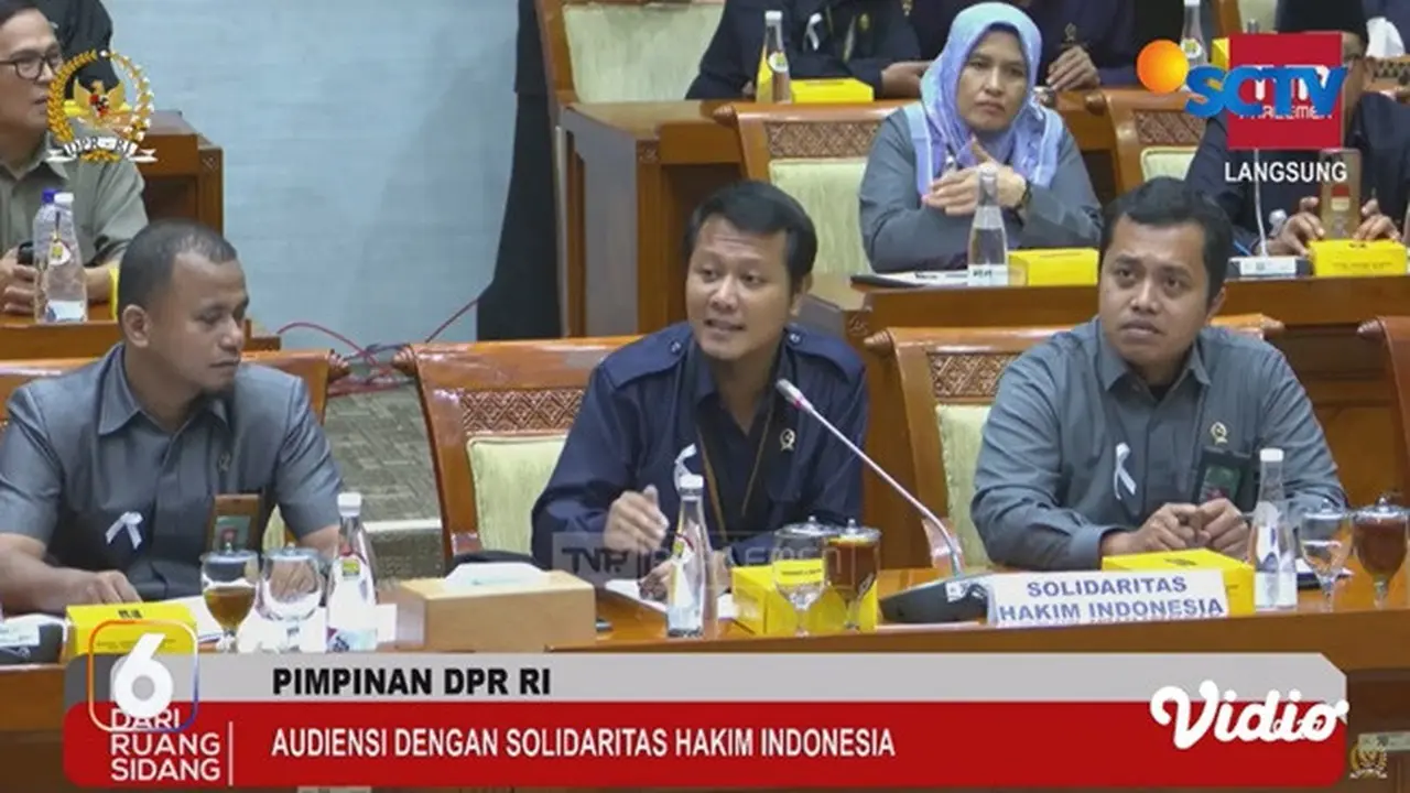 Koordinator Solidaritas Hakim Indonesia (SHI), Rangga Lukita Desnata. (YouTube Liputan6)