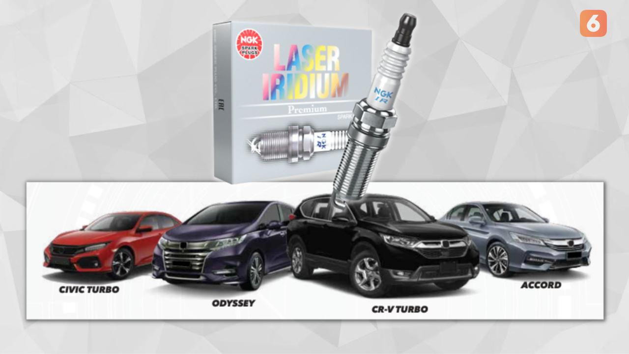 Busi Laser Iridium untuk Mobil Honda (dokumen Otosia.com)