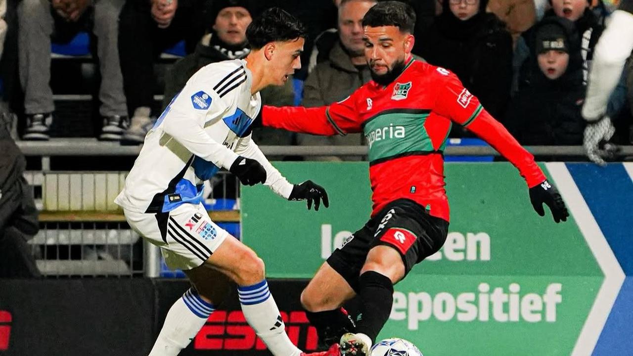 Eliano Reijnders dan Calvin Verdonk - PEC Zwolle vs NEC Nijmegen