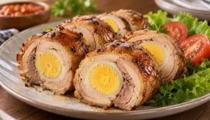 Resep Paha Ayam Gulung Isi Telur yang Empuk dan Gurih
