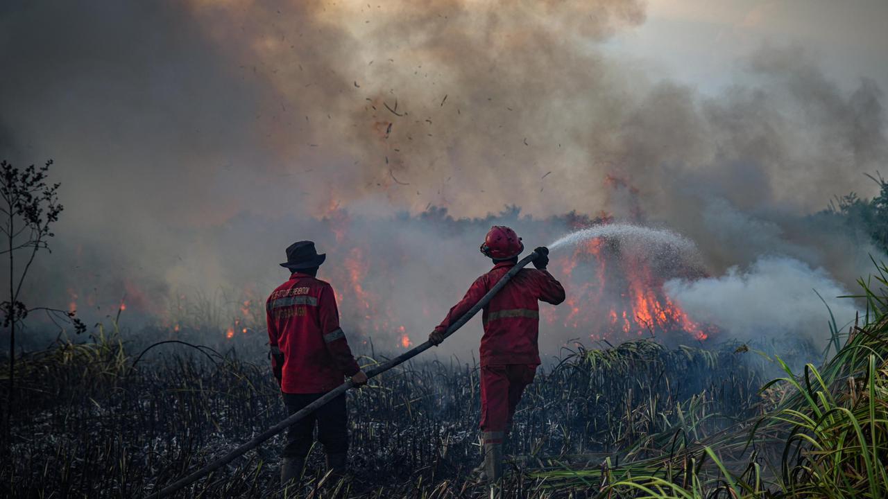 Helikopter Rusia Dikerahkan Padamkan Kebakaran Hutan di Sumsel